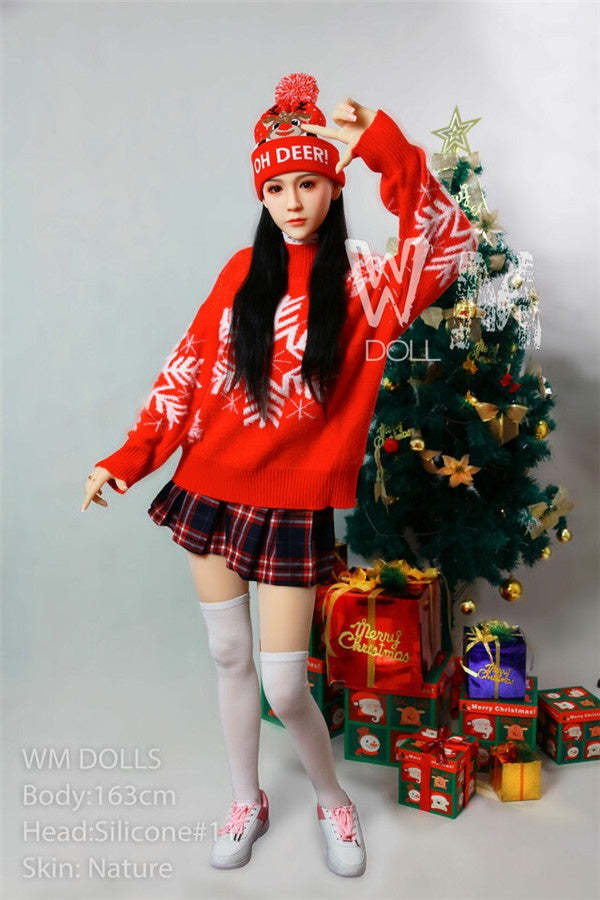 WMDOLL 163cm Layla Best Perfect Body  Christmas Dress Up Asian Sex Doll