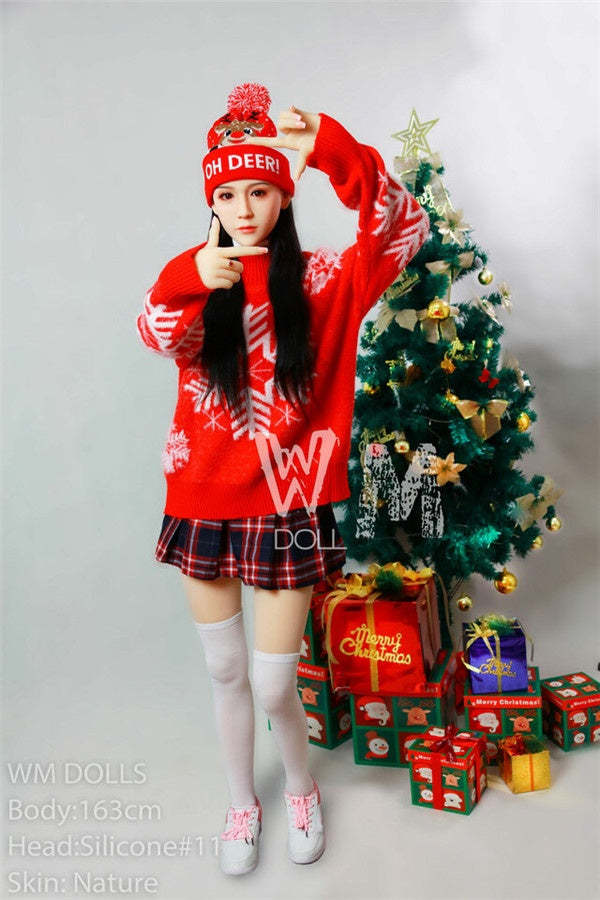 WMDOLL 163cm Layla Best Perfect Body  Christmas Dress Up Asian Sex Doll