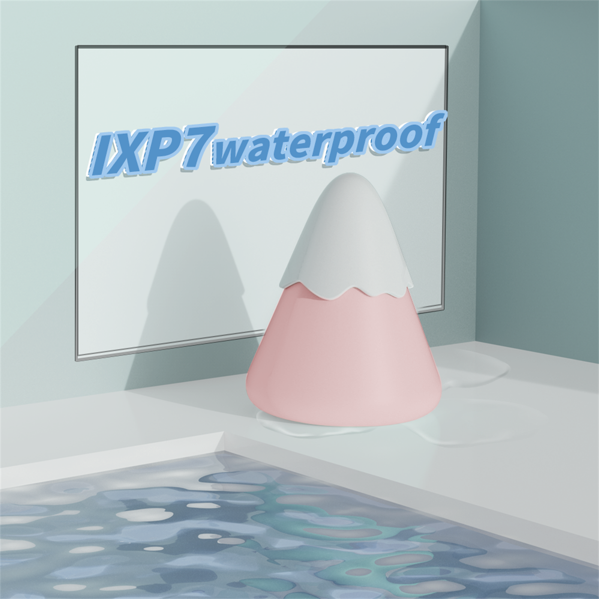 X006 Snow Mountain Shape  Sucking vibrators clitoris sucker breast clips sex toy adults products stimulate vibrators for women with 7 lighting adjustments