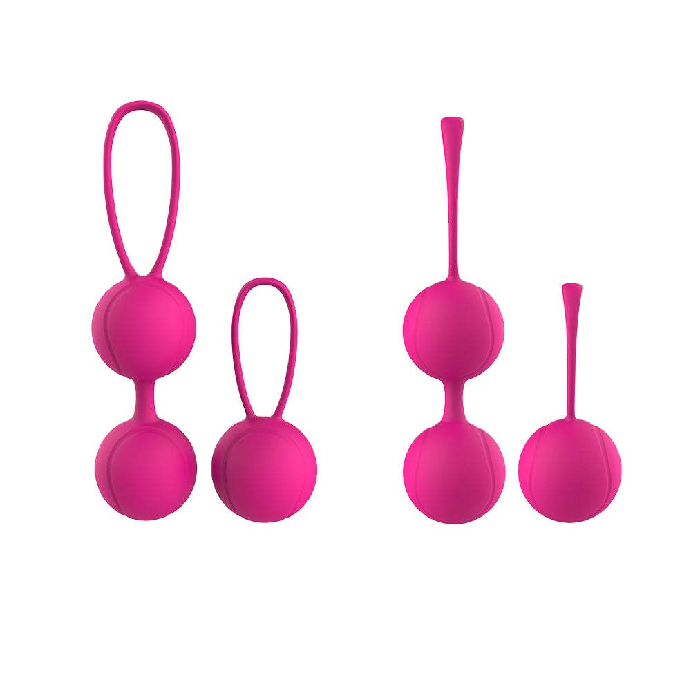 S015 Hot selling kegel exercise weight, set of 2 geisha balls silicone ben wa balls