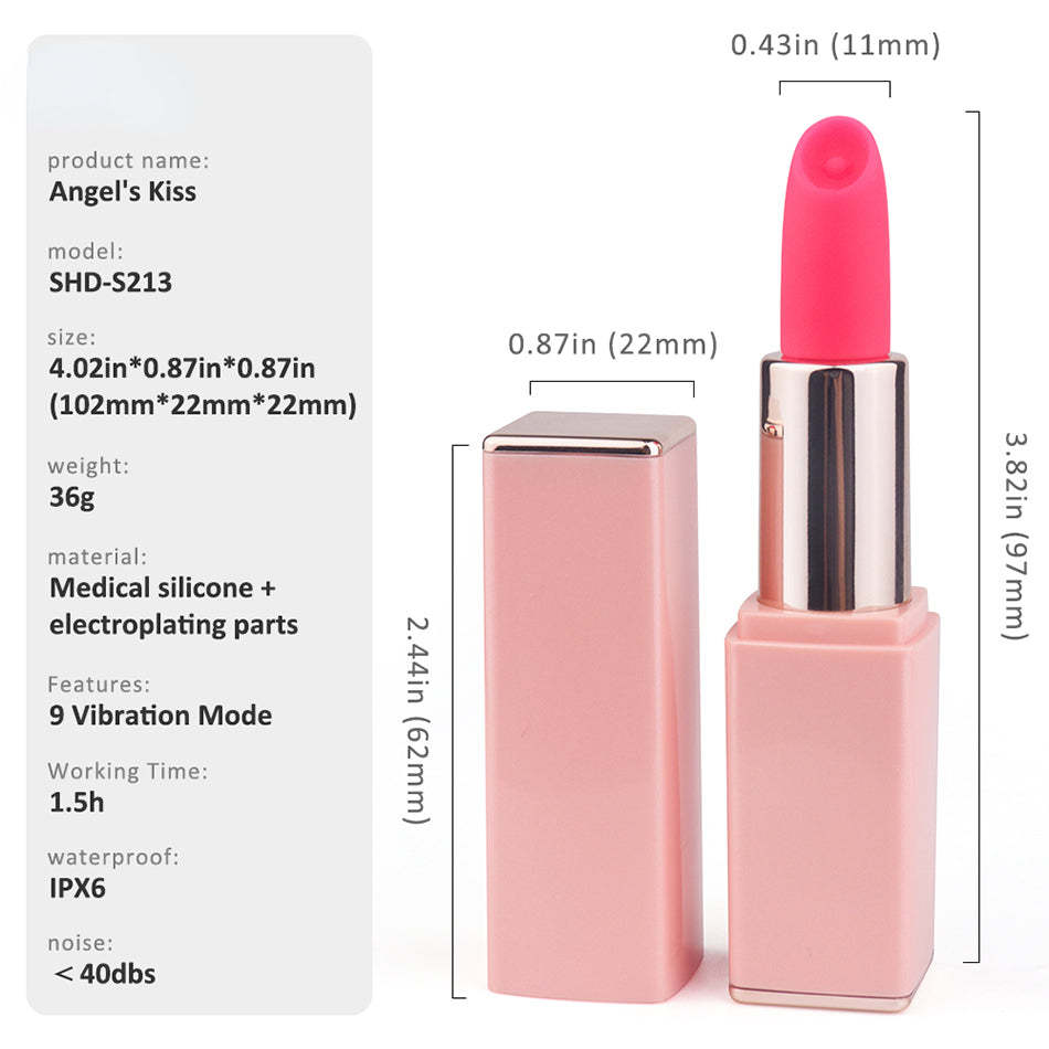 S213 Factory Privacy female 3 heads mini massager lipstick vibrator sex toy for women nipple clitoris stimulation