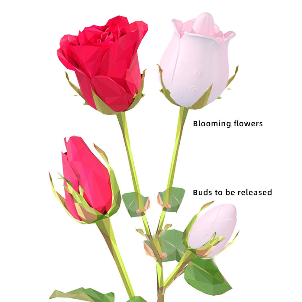 S361 Vibrating the flower sex toys rose clitoris stimulator sucker sucking adorime rose clitoral vibrator