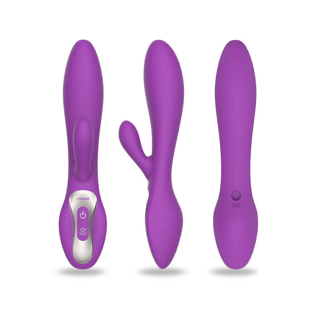 S004 New Product Double Motor 9 Vibration Modes Women Vagina Stimulate G Spot Sex Toy  Rabbit Viibrator