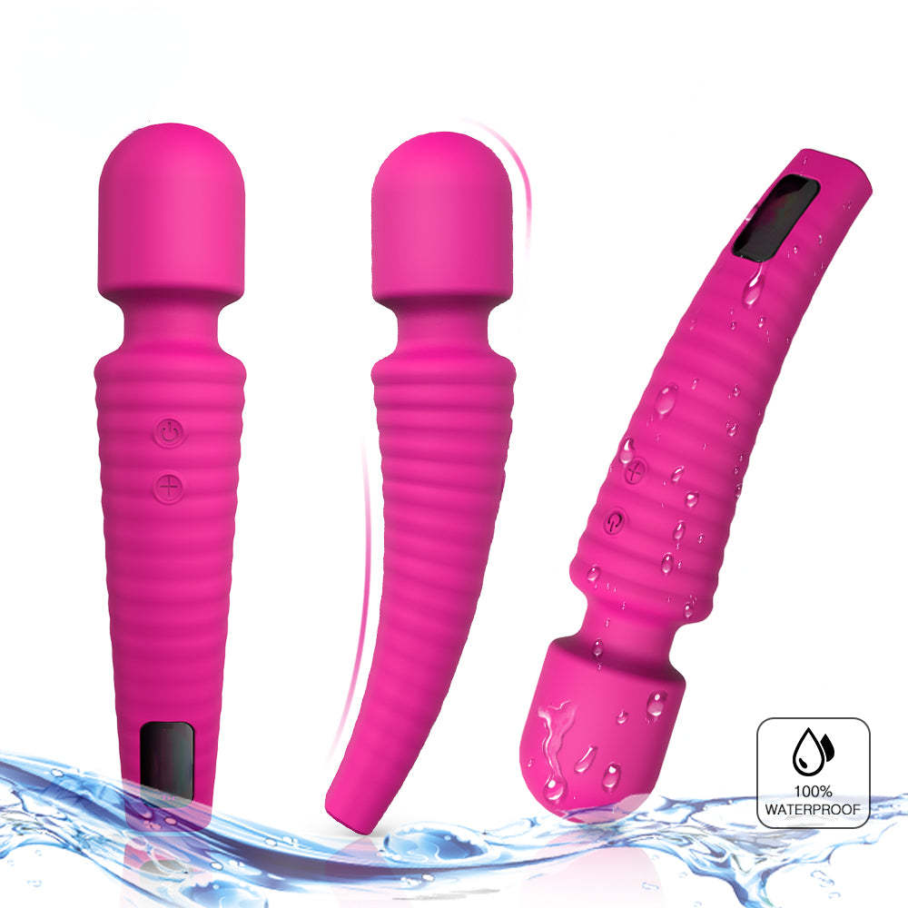 S042 Star Massager  Factory direct supply rechargeable cordless body massage vibrator for women powerful personal handheld wand massager