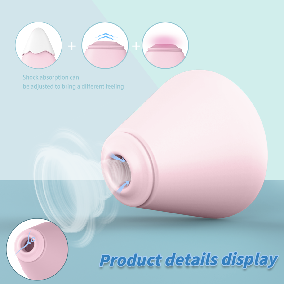 X006 Snow Mountain Shape  Sucking vibrators clitoris sucker breast clips sex toy adults products stimulate vibrators for women with 7 lighting adjustments