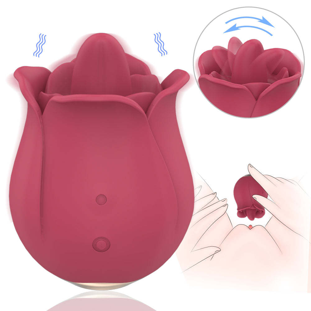 S361/S372/S389-5/S475/S374clitoris sucking rose vibrator for women tongue licking sexy toys for women 2 in 1 adult sex rose toy
