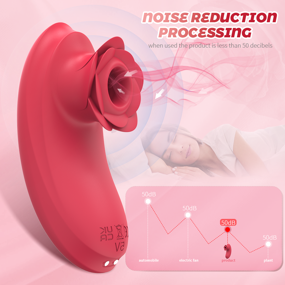 S373 10 Speeds Rose nipple clitoris sucking vibrator for women mustrbation