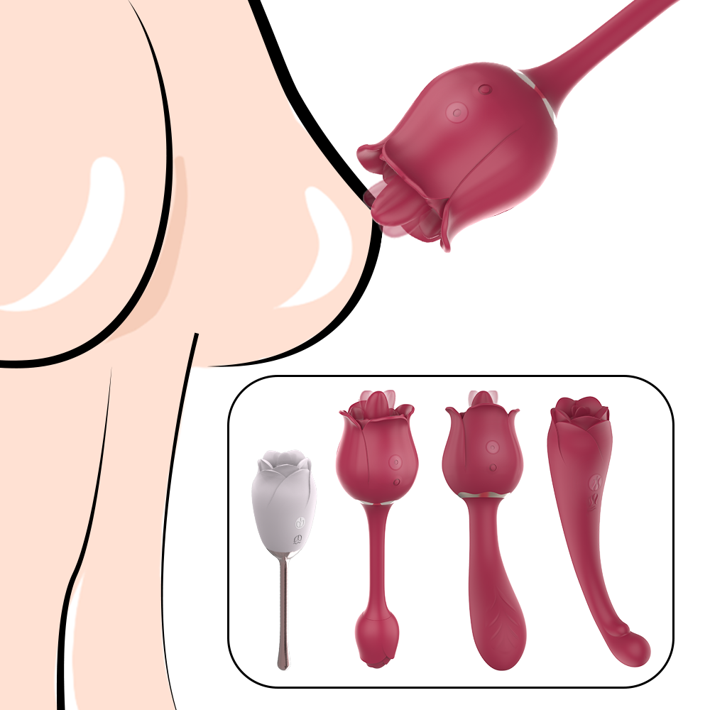 S374/S394/S361-2/S398/S389-3 drop shipping rose clit sucker g sopt rose vibrator tongue sex toys for women vagina vibrator