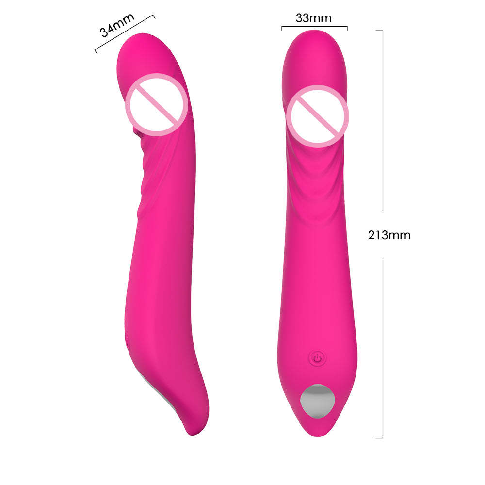 S073  9 Speeds Full Silicone Adult Dildo Vibrator For Woman Sex Toys G Spot Clitoris Women G Spot Vibrator