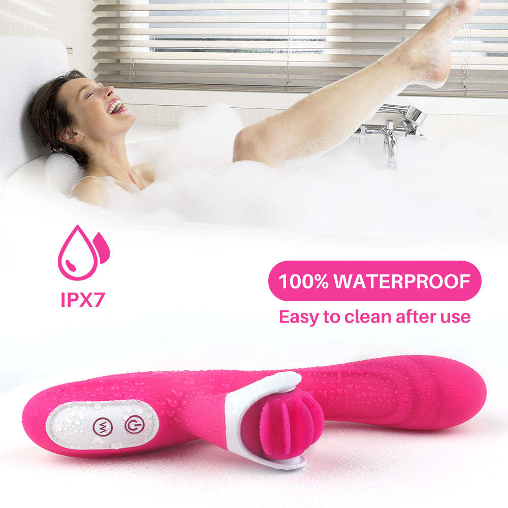 S196  Tongue Licking silicone Vibration Double Stimulation 9 Frequency Masturbation Clit tongue Sex toys Adult Vibrator