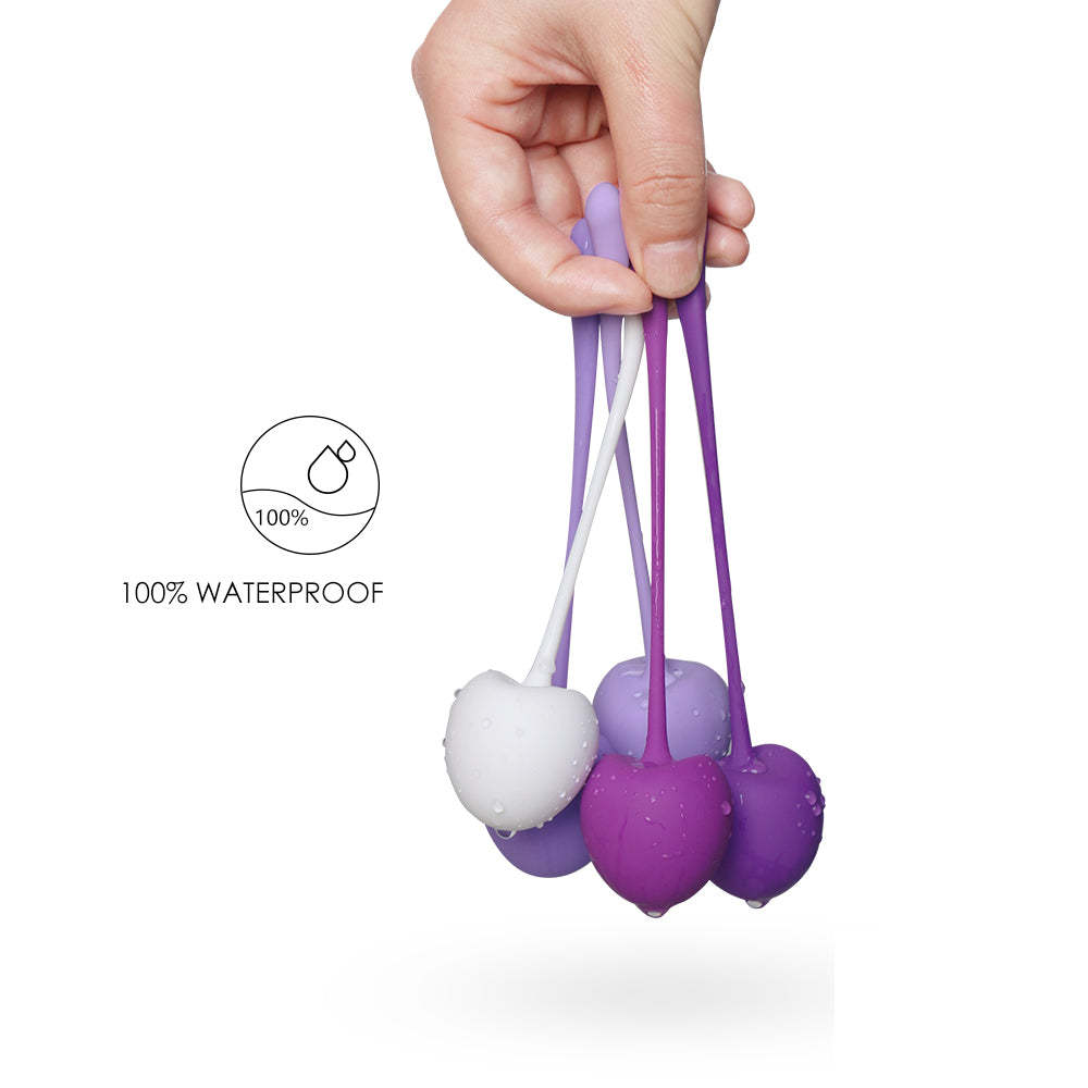 S011 Soft silicone Pelvic floor exerciser kegel balls vaginal tightening silicone kegel balls