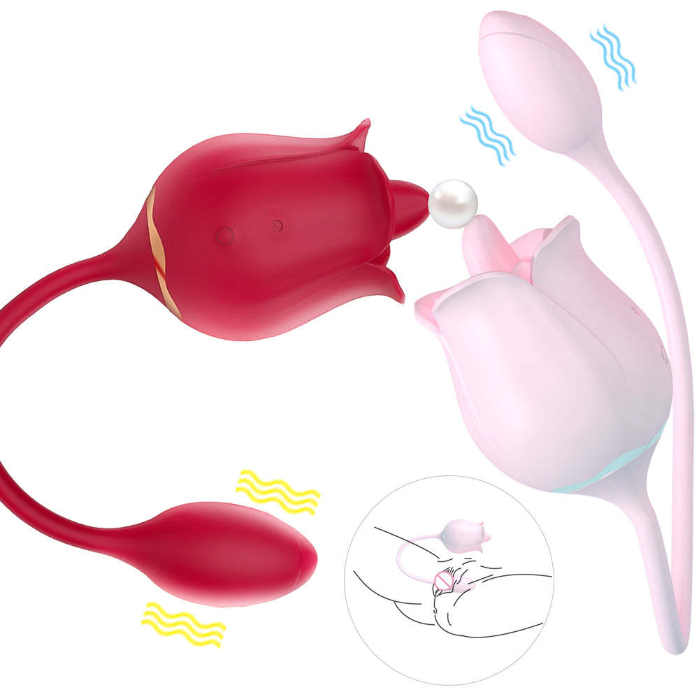 S361 Vibrating the flower sex toys rose clitoris stimulator sucker sucking adorime rose clitoral vibrator