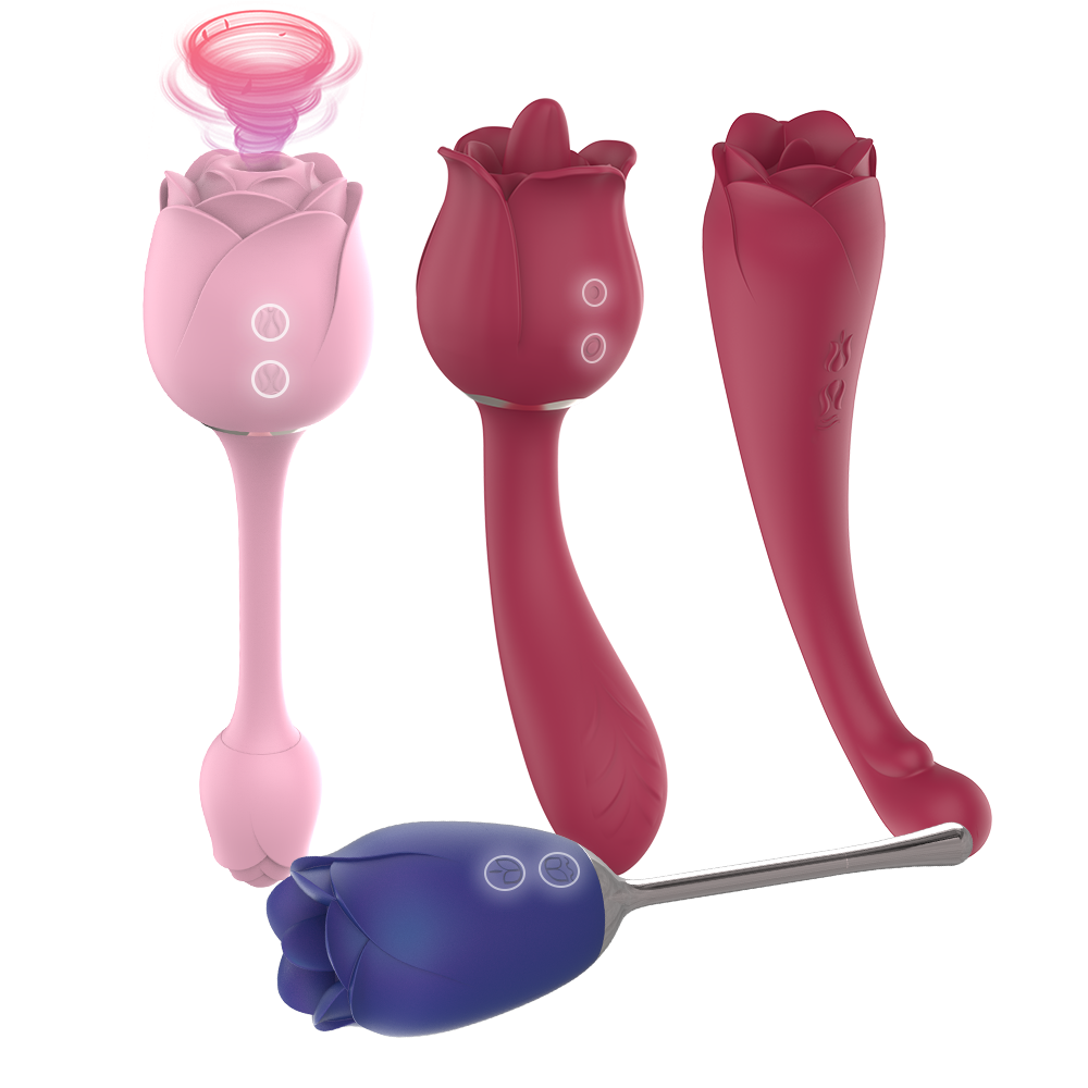 S374/S394/S361-2/S398/S389-3 drop shipping rose clit sucker g sopt rose vibrator tongue sex toys for women vagina vibrator