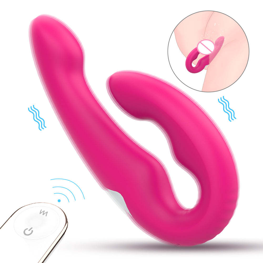 S328  consoladores para mujer Adults Dildo Lesbian Sex Vibrator 9 Speeds Double Vibrating Silicone Adult le