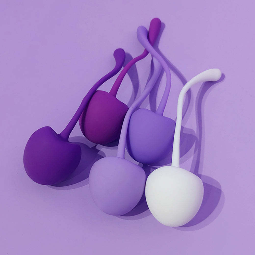 S011 Soft silicone Pelvic floor exerciser kegel balls vaginal tightening silicone kegel balls