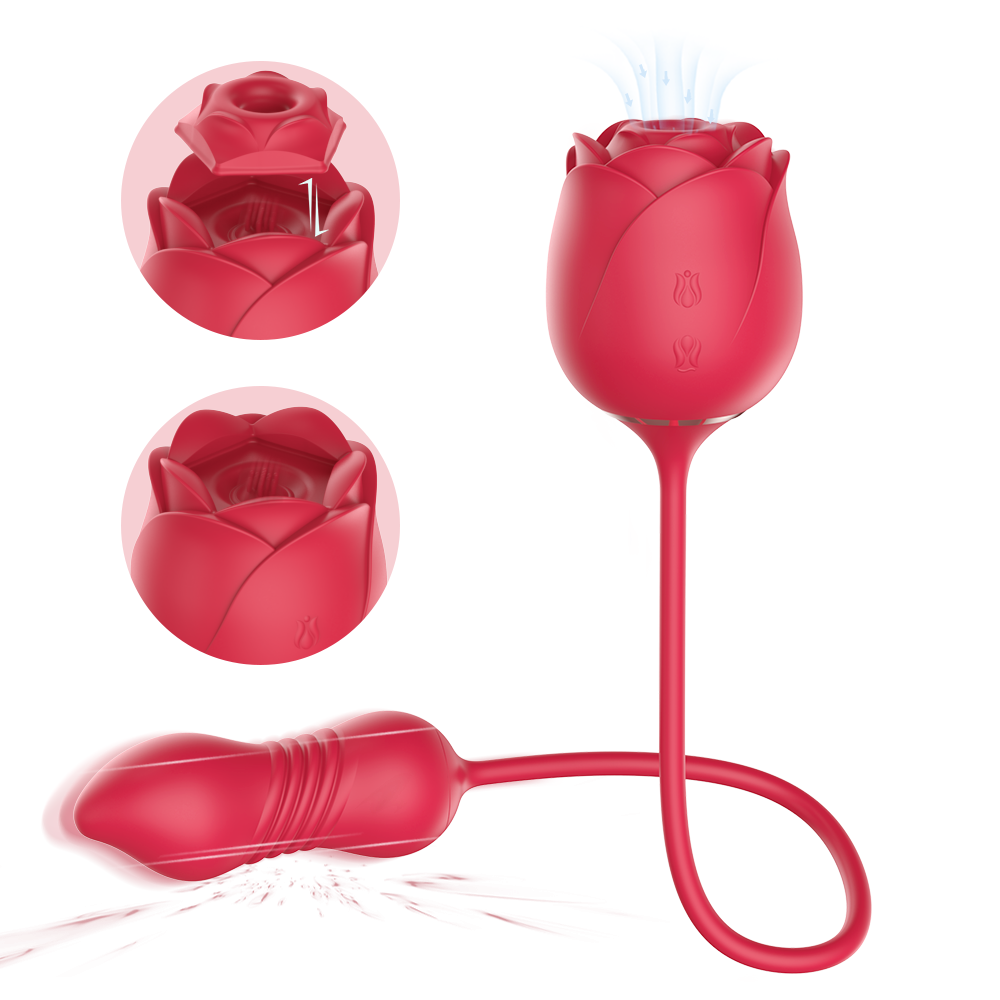 S361/S372/S389-5/S475/S374clitoris sucking rose vibrator for women tongue licking sexy toys for women 2 in 1 adult sex rose toy