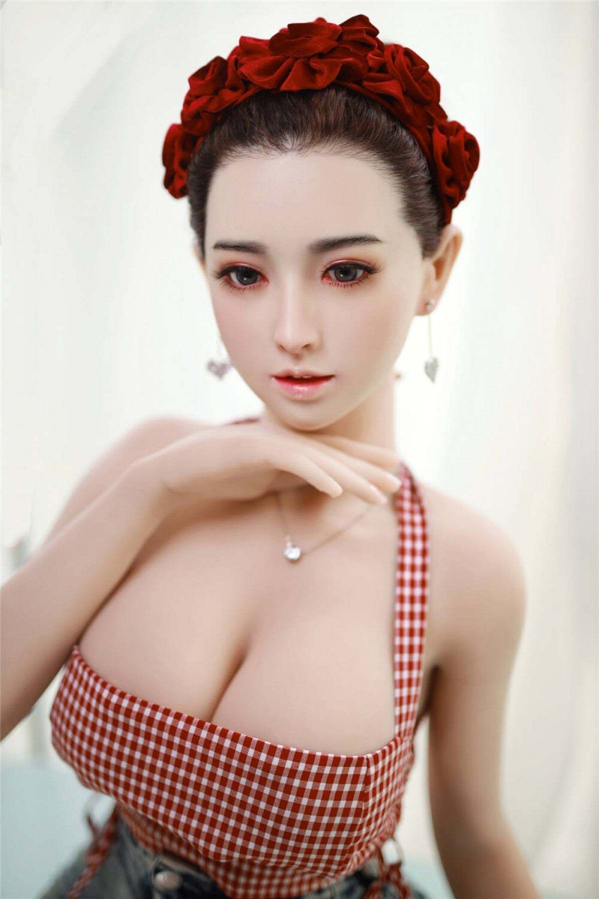 JYDOLL 157cm Silicone Head and implanted hair -XiuJie-1 real 3d silicone doll life size adult toys blowup love dolls