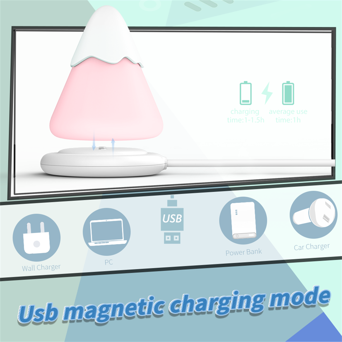 X006 Snow Mountain Shape  Sucking vibrators clitoris sucker breast clips sex toy adults products stimulate vibrators for women with 7 lighting adjustments