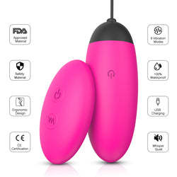 S054  New Waterproof Women Wireless Vibrating 9 pattern Remote Control Vibrator Adult Sexy Toys