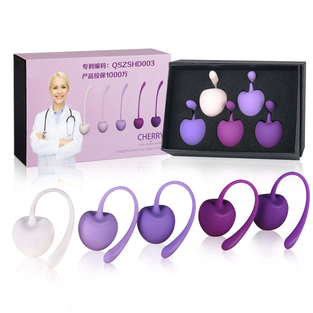 S011 Soft silicone Pelvic floor exerciser kegel balls vaginal tightening silicone kegel balls