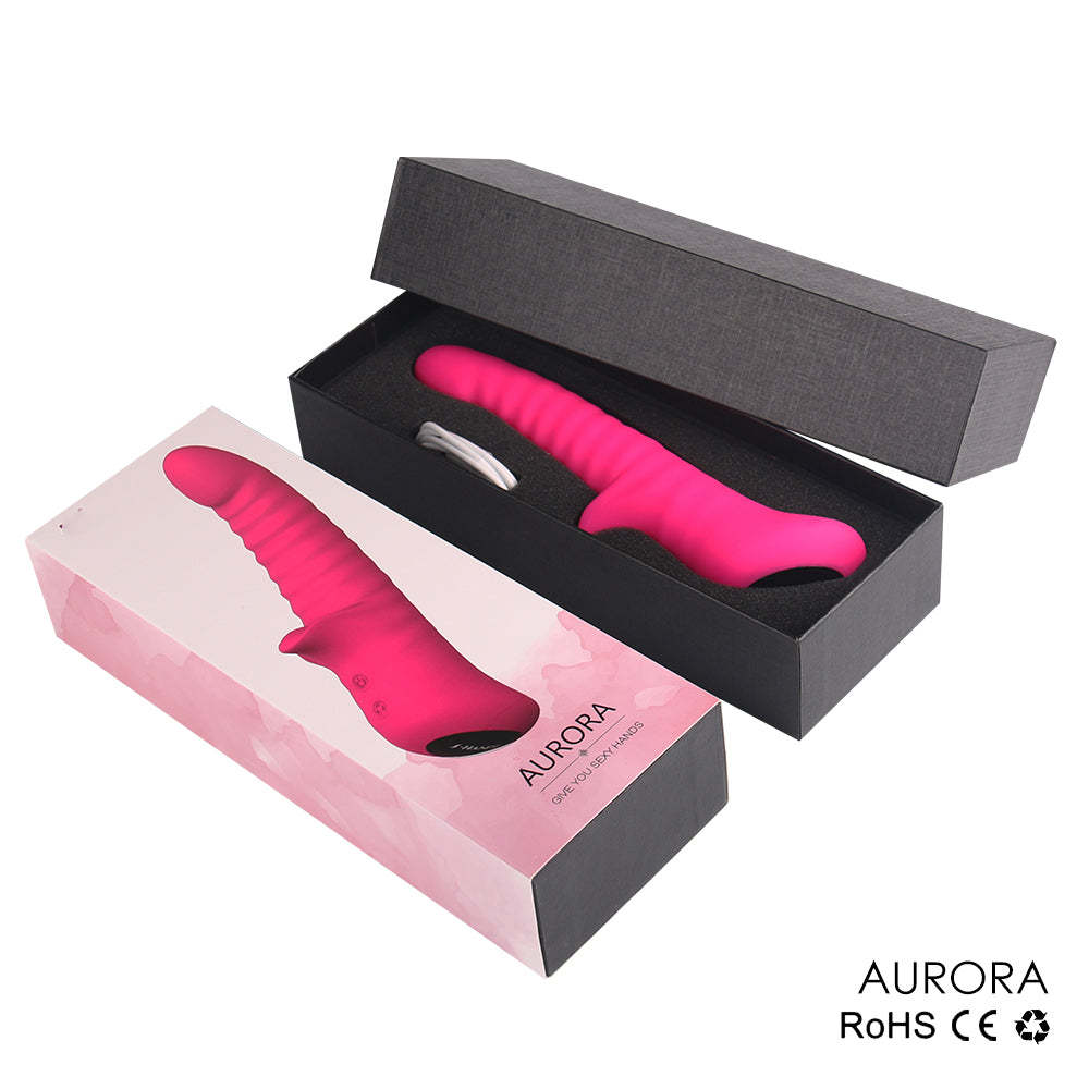 S043 Fantastic new sex toy realistic dildo vibrator rotating head for g spot