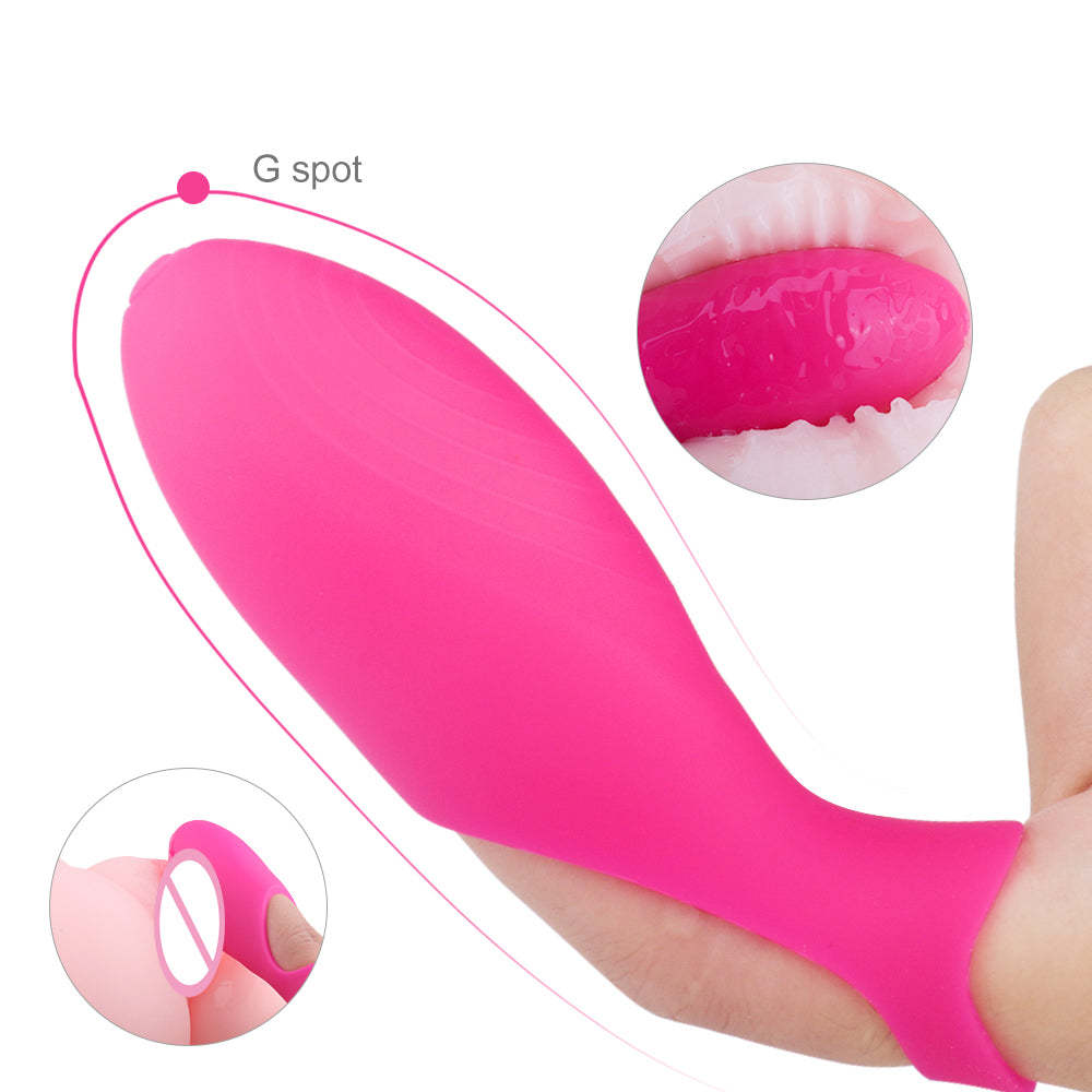 S236 Amazon Hot Sale pink silicone g spot clitoral Anal pussy woman mini vibrator finger vibrator sex toy