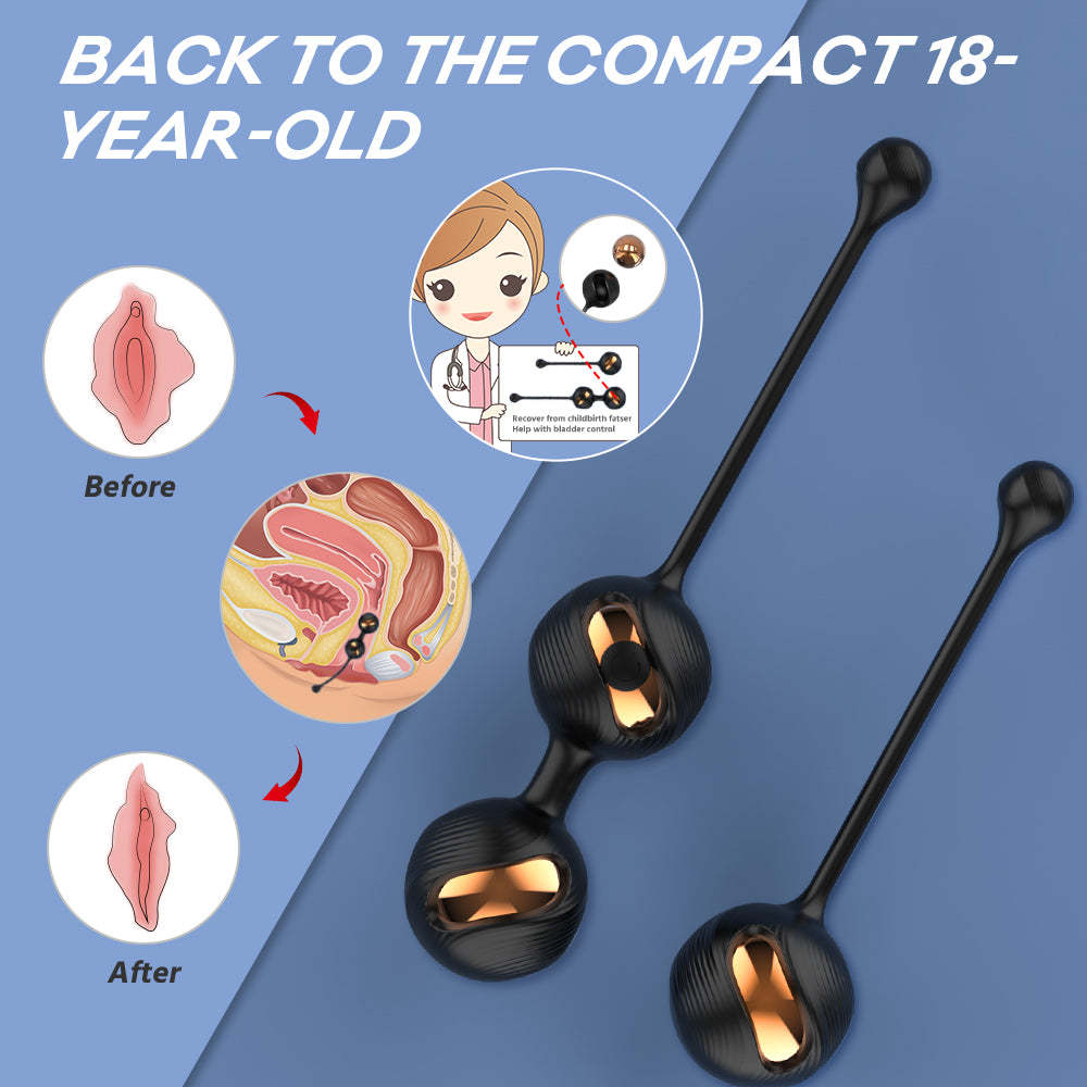 S377-2  drop shipping remote control silicone adult sex toys ben wa ball exercise vagina ball kegel ball for women