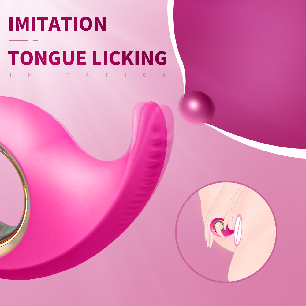 S472 New Arrival Mini tongue licking finger vibrator for women couple fun