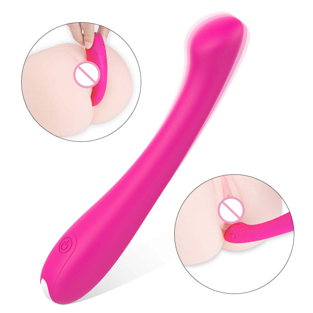 S003 Soft silicone adult vibrating private label sex toy g spot silicone vibrator for women