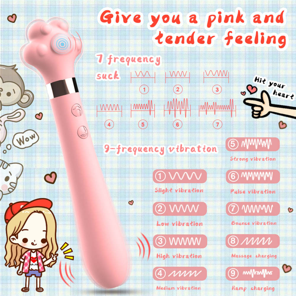 S359 women's g spot stimulator Cat claw vibrator nipple massager vibrator sex toys for woman