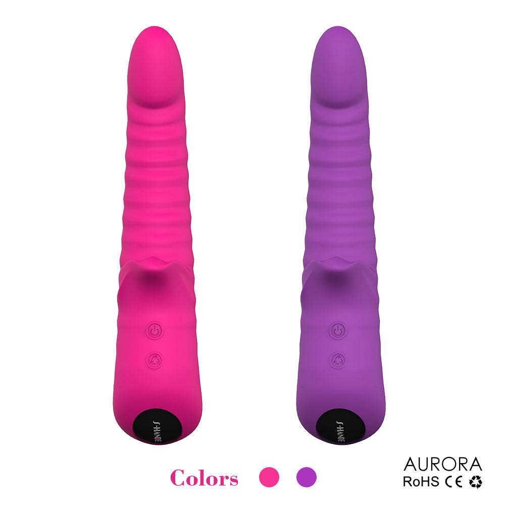 S043 Fantastic new sex toy realistic dildo vibrator rotating head for g spot