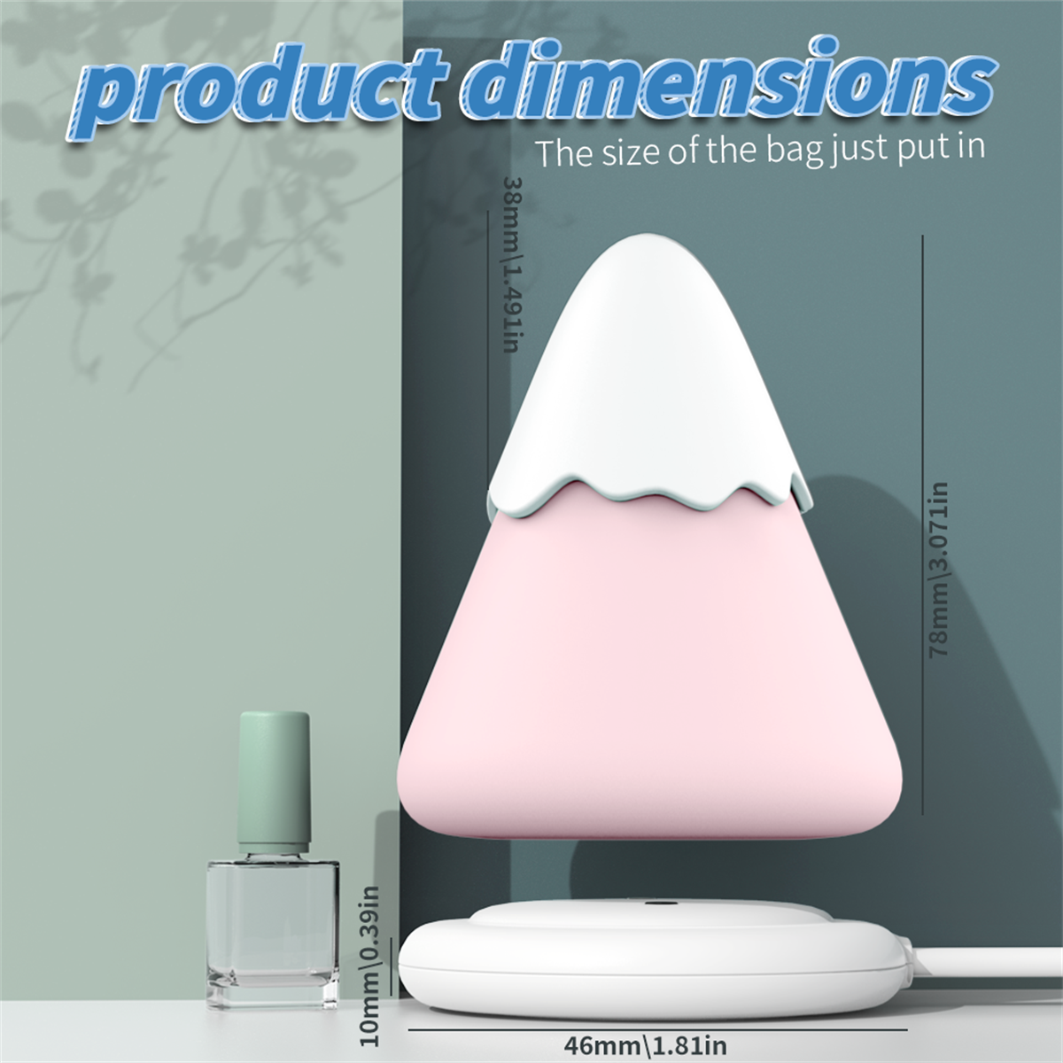 X006 Snow Mountain Shape  Sucking vibrators clitoris sucker breast clips sex toy adults products stimulate vibrators for women with 7 lighting adjustments