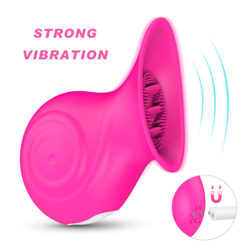 S126  Silicone Tongue Sucking Clitoris Licking Vibrator For Women Orgasm