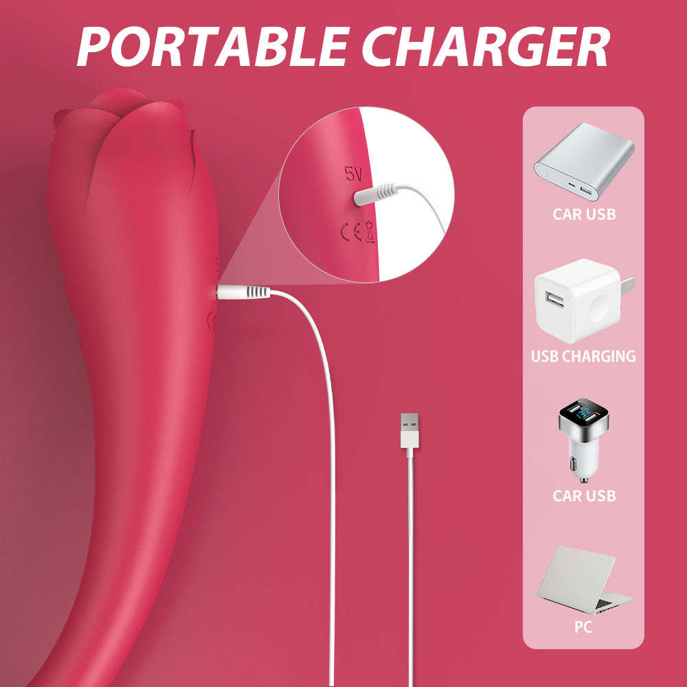 S374 drop shipping licking sex toys clitoris nipple stimulate rose vibrator tongue vibrator for women