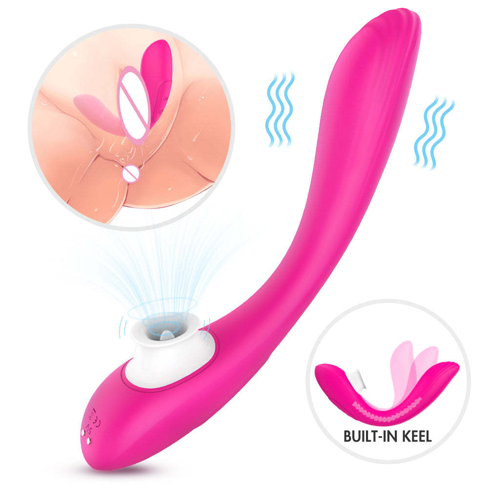 S204 wireless personal tongue sucking vibrator clit remote control g spot women sucking sex toy nipple clit sucker