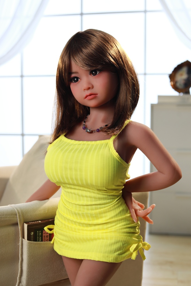US Instock 100cm Normal Breast Realistic Sex Doll Mini TPE Lovely Young Girl Beautiful Sexy Sex Doll