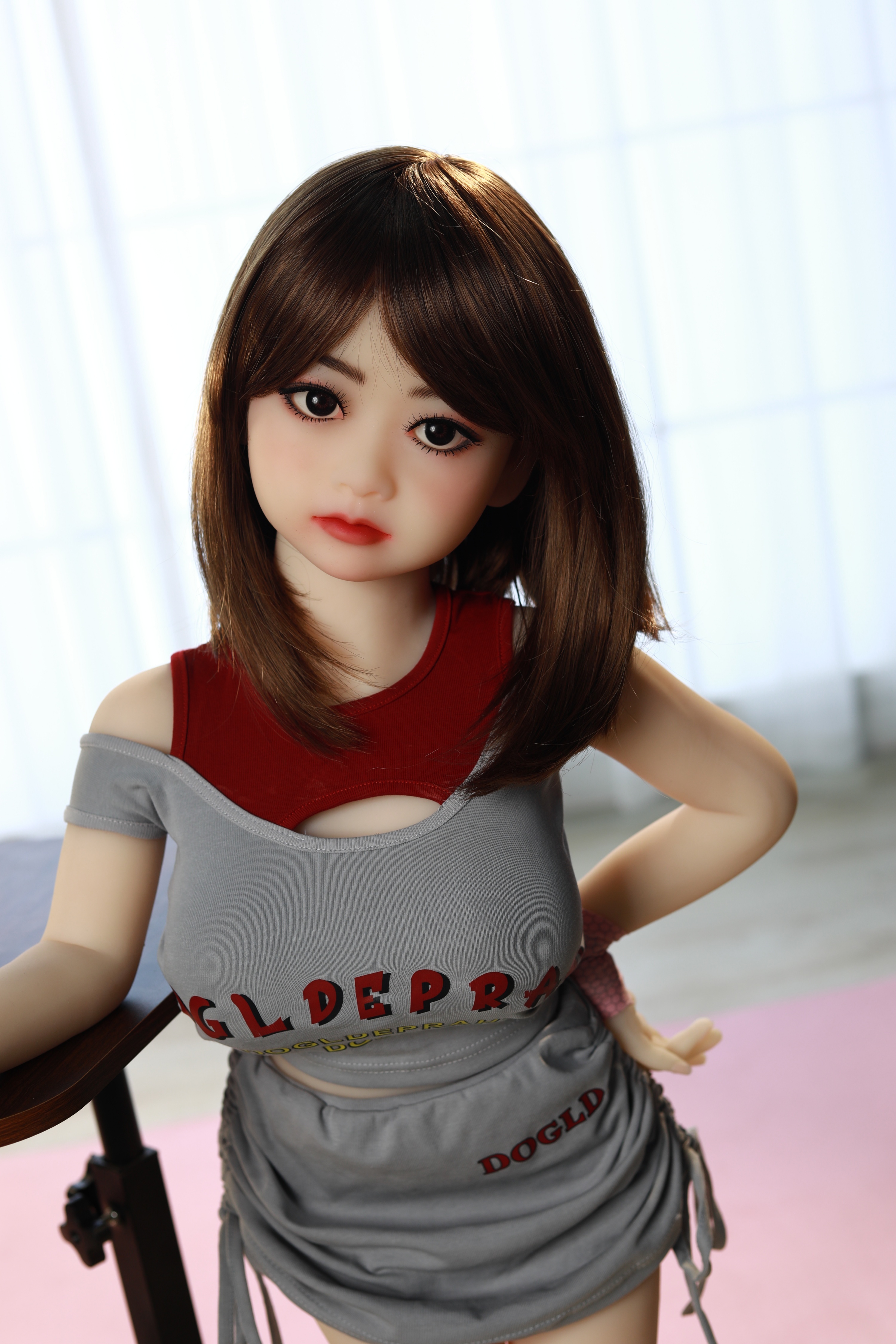 US Instock 100cm Normal Breast Realistic Sex Doll Mini TPE Lovely Young Girl Beautiful Sexy Sex Doll
