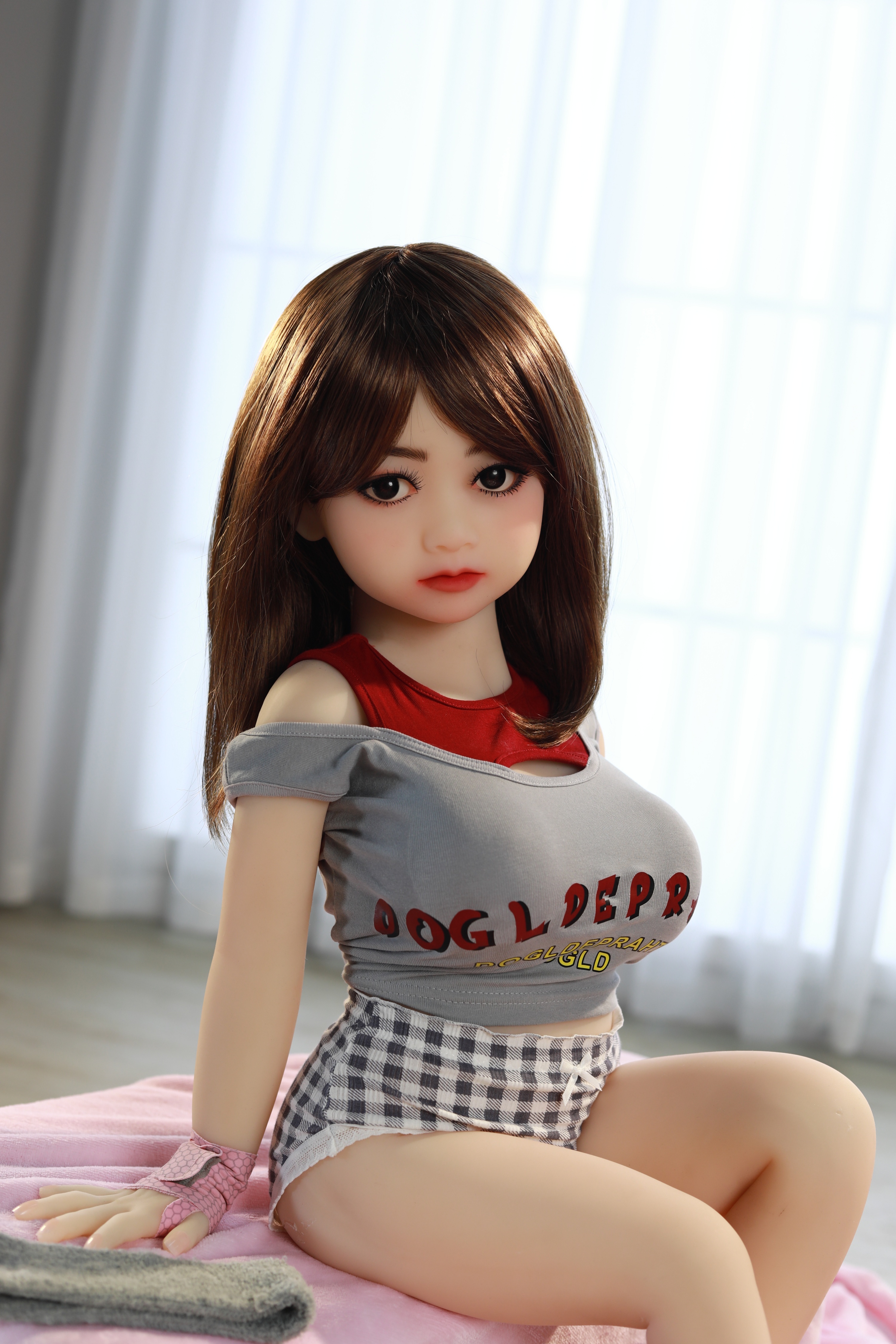 US Instock 100cm Normal Breast Realistic Sex Doll Mini TPE Lovely Young Girl Beautiful Sexy Sex Doll