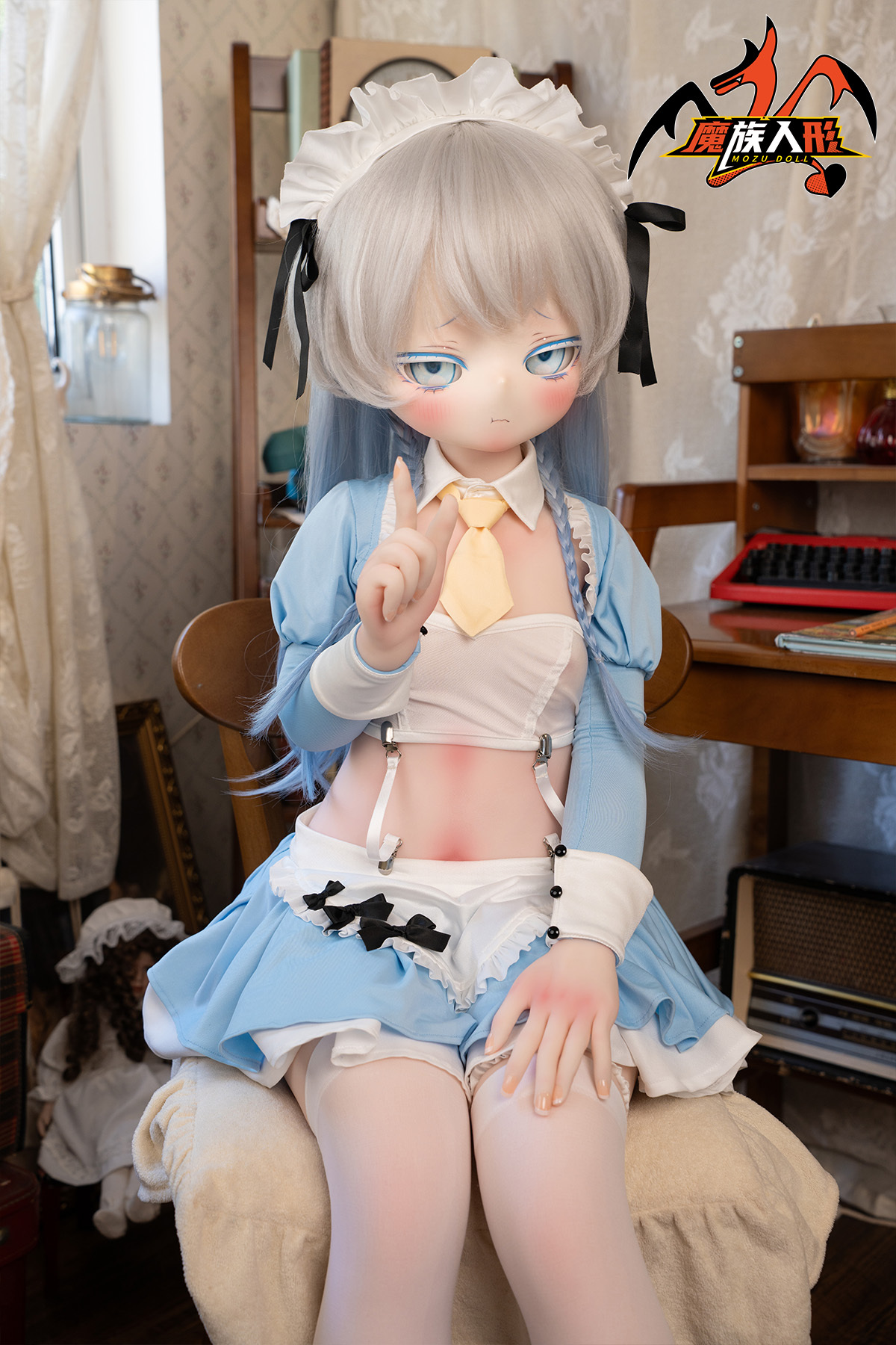 Mozu 130cm Blueberry - SSR Grade Mini Lovely Young Loli Girl Premium Silicone Sex Doll for Ultimate Companionship