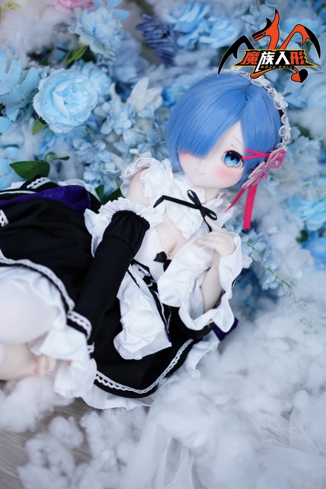 Mozu 85cm Rem Mini Lovely Young Loli Girl Premium Silicone Sex Doll for Ultimate Companionship