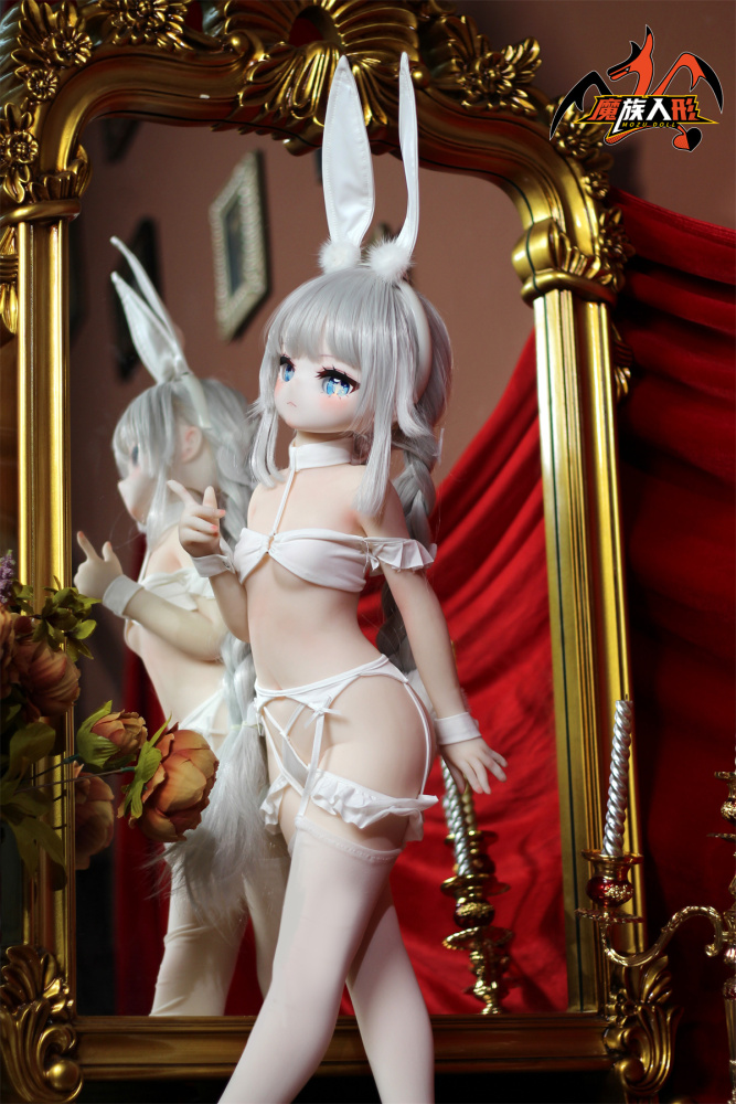 Mozu 85cm White Mini Lovely Young Loli Girl Premium Silicone Sex Doll for Ultimate Companionship