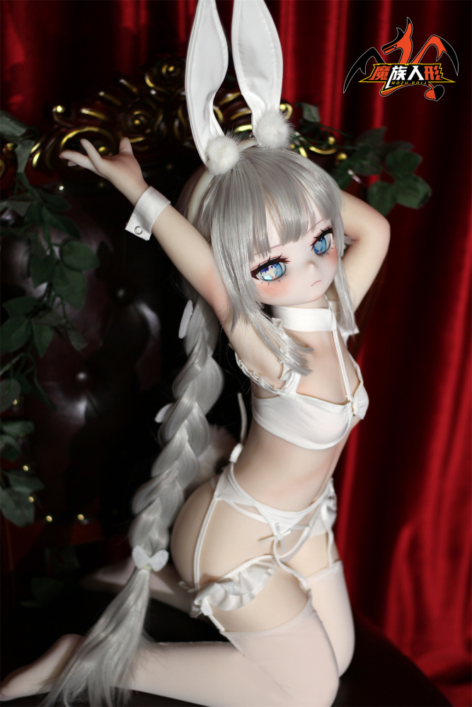 Mozu 85cm White Mini Lovely Young Loli Girl Premium Silicone Sex Doll for Ultimate Companionship