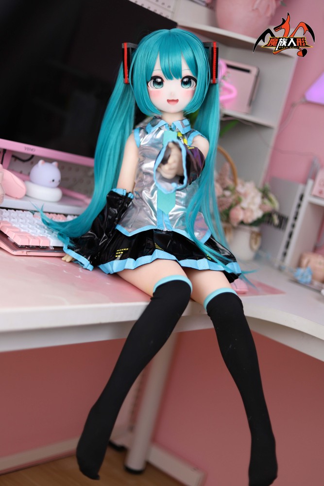 Mozu 85cm Miku Mini Lovely Young Loli Girl Premium Silicone Sex Doll for Ultimate Companionship