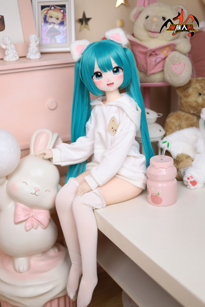 Mozu 85cm Miku Mini Lovely Young Loli Girl Premium Silicone Sex Doll for Ultimate Companionship