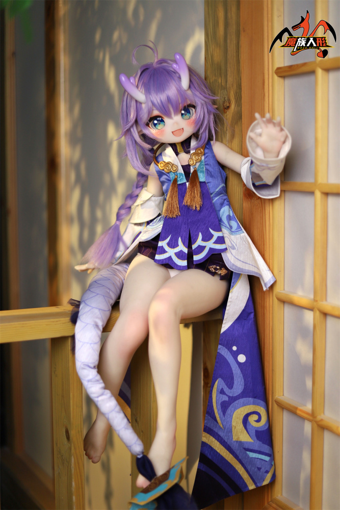 Mozu 85cm White Dragon Mini Lovely Young Loli Girl Premium Silicone Sex Doll for Ultimate Companionship