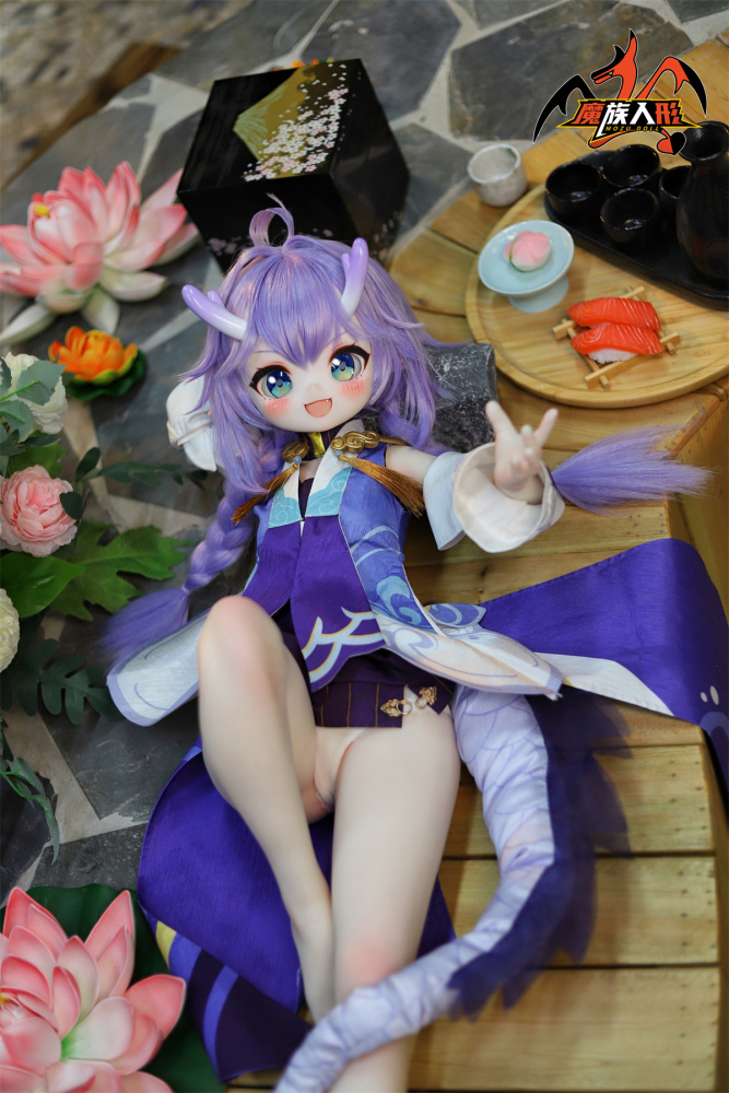 Mozu 85cm White Dragon Mini Lovely Young Loli Girl Premium Silicone Sex Doll for Ultimate Companionship