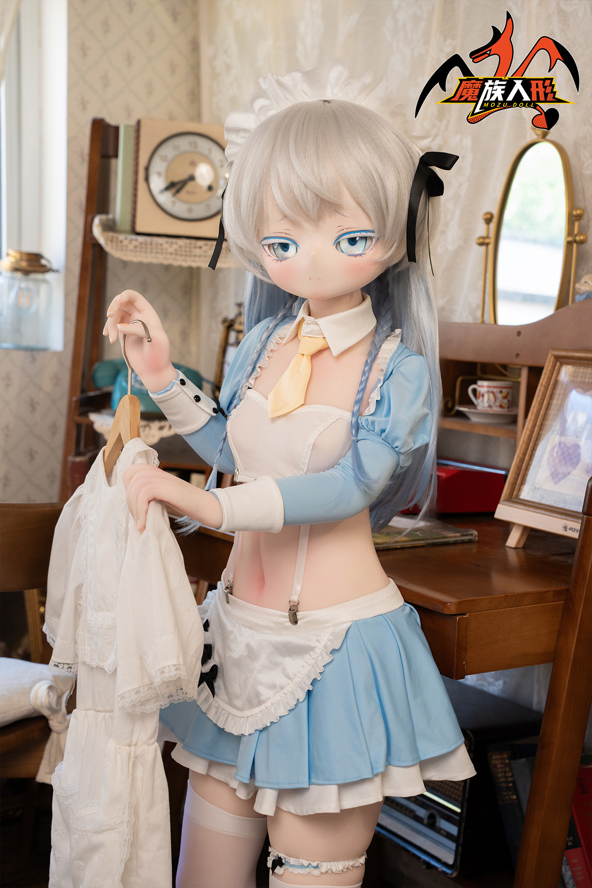 Mozu 130cm Blueberry - SSR Grade Mini Lovely Young Loli Girl Premium Silicone Sex Doll for Ultimate Companionship