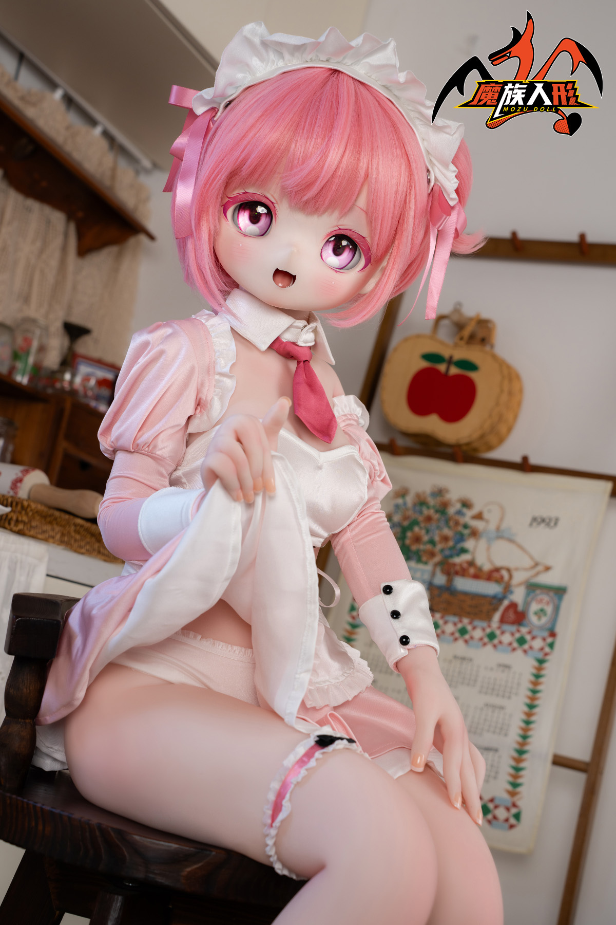 Mozu 130cm Strawberry - SSR Grade Mini Lovely Young Loli Girl Premium Silicone Sex Doll for Ultimate Companionship