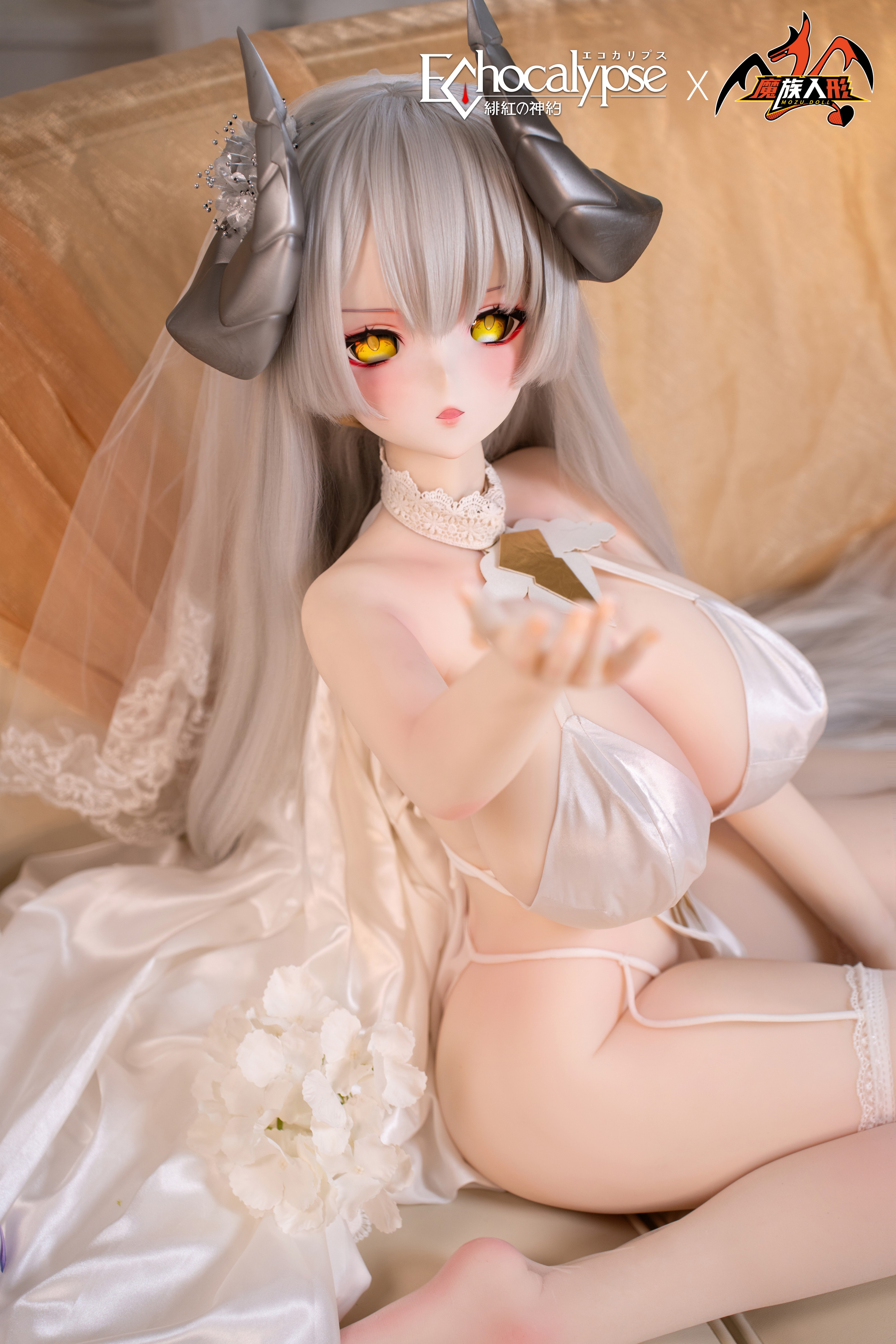 Mozu 150cm The Witch Lilisi - UR Grade Huge Breast Echocalypse Anime series articulated dolls made of silicone in a 1:1 scale Jelly boobs