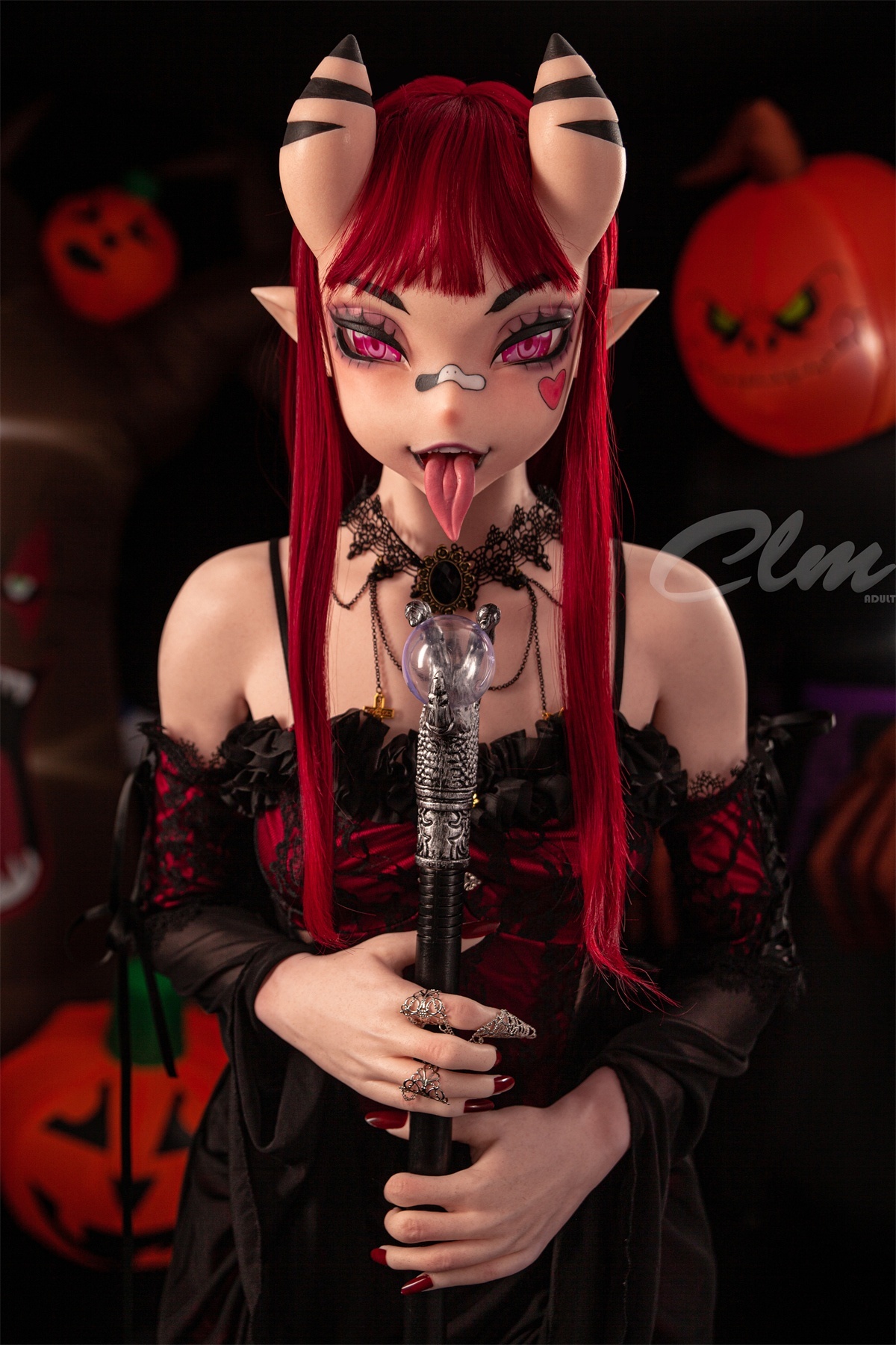 CLM(Climax Doll) Ultra-Realistic Full Silicone Sex Doll SiQ 157cm Meru Halloween🔹Ultra🔹
